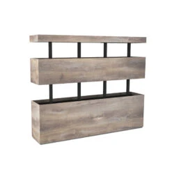 TRIBECA Display Unit200cm - Warm Oak(Tribeca Display Unit 200cm Light Brown)