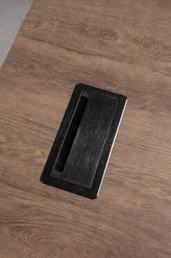 BALDER Executive Desk With Left Return 2.2-2.4M - Warm Oak & Black(Balder Executive Desk With Left Return 2 2 2 4m Warm Oak Black) -Modern Furniture WF M2505 0154 800 b55836a1 9e29 46ce 927a 48b3e9796699