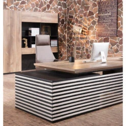 PHOENIX Executive Desk With Left Return 2.8M - Warm Oak & Black(Phoenix Executive Desk With Left Return 2 8m Mahogany Black) 27 PHOENIX Executive Desk With Left Return 2.8M - Warm Oak & Black(Phoenix Executive Desk With Left Return 2 8m Mahogany Black) -Modern Furniture WF N28012Rcopy 35171606 87ff 4576 a96f d3bcc3a84060