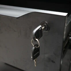 PHOENIX Black Executive Desk With Left Return 2.2M - Black Concrete(Phoenix Black Executive Desk With Left Return 2 2m Black) -Modern Furniture WF NB2201 keys 1000