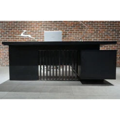 DAXTON Black Executive Desk With Left Return 2.4M - Black Concrete(Daxton Black Executive Desk With Left Return 2 4m Black) -Modern Furniture WF NB2802 R 7 Left 1000 c3472d21 97bc 43fe 8563 75a1e504bc7e