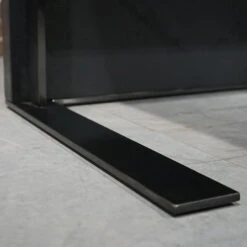 AFTAN Black Executive Desk With Pedestal & Right Mobile Return 180cm - Black Concrete(Aftan Black Executive Desk With Pedestal Right Mobile Return 180cm Black) 33 AFTAN Black Executive Desk With Pedestal & Right Mobile Return 180cm - Black Concrete(Aftan Black Executive Desk With Pedestal Right Mobile Return 180cm Black) -Modern Furniture WF NB2806 L 18 1000