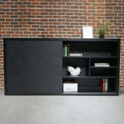 AFTAN Display Unit 240cm - Black Concrete(Aftan Display Unit 240cm Black) -Modern Furniture WF NSB2806 1 1000 707e0129 767f 4779 92e0 fd571267505c