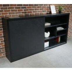 AFTAN Display Unit 240cm - Black Concrete(Aftan Display Unit 240cm Black) -Modern Furniture WF NSB2806 2 1000