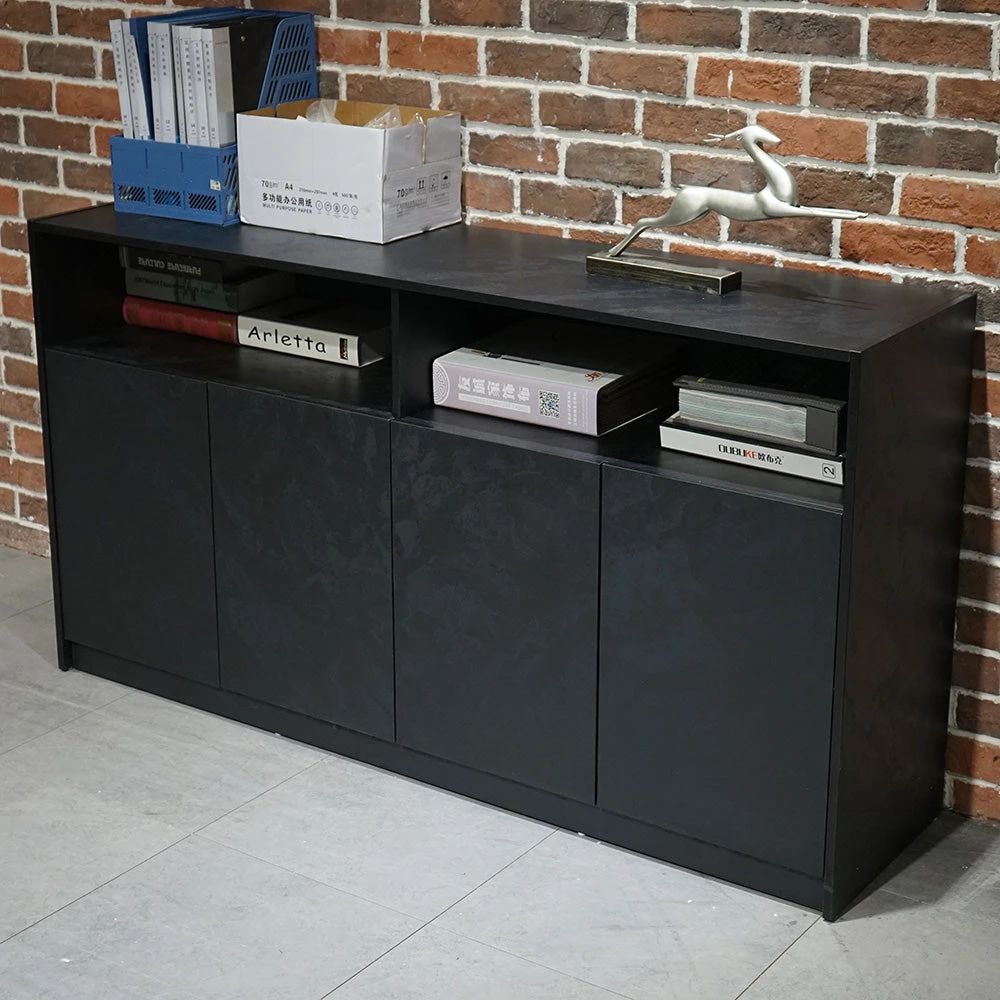ARTO Credenza Cabinet 157cm - Black Concrete(Arto Credenza Cabinet 157cm Black) 11 ARTO Credenza Cabinet 157cm - Black Concrete(Arto Credenza Cabinet 157cm Black) - Image 9