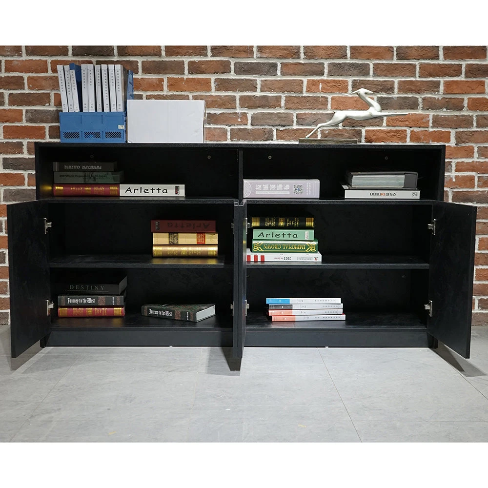ARTO Credenza Cabinet 157cm - Black Concrete(Arto Credenza Cabinet 157cm Black) 12 ARTO Credenza Cabinet 157cm - Black Concrete(Arto Credenza Cabinet 157cm Black) - Image 10
