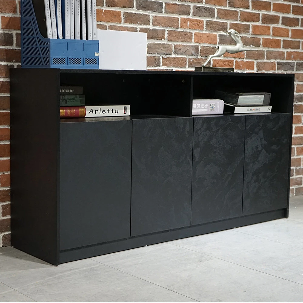 ARTO Credenza Cabinet 157cm - Black Concrete(Arto Credenza Cabinet 157cm Black) 7 ARTO Credenza Cabinet 157cm - Black Concrete(Arto Credenza Cabinet 157cm Black) - Image 5