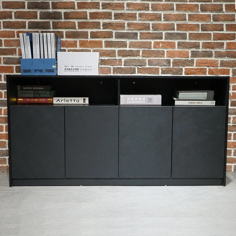 ARTO Credenza Cabinet 157cm - Black Concrete(Arto Credenza Cabinet 157cm Black) 4 ARTO Credenza Cabinet 157cm - Black Concrete(Arto Credenza Cabinet 157cm Black) - Image 2