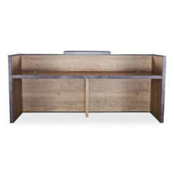 DEWITT Reception Desk 2.4M - Tobacco & Dark Concrete(Dewitt Reception Desk Left Panel 2 4m Tobacco Colour) 18 DEWITT Reception Desk 2.4M - Tobacco & Dark Concrete(Dewitt Reception Desk Left Panel 2 4m Tobacco Colour) -Modern Furniture WF RT02101 800