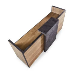 DEWITT Reception Desk 2.4M - Tobacco & Dark Concrete(Dewitt Reception Desk Left Panel 2 4m Tobacco Colour) 16 DEWITT Reception Desk 2.4M - Tobacco & Dark Concrete(Dewitt Reception Desk Left Panel 2 4m Tobacco Colour) -Modern Furniture WF RT02106 800