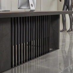 MADEIRA Executive Desk 220cm Right Return - Hazelnut & Grey(Copy Of Madeira Executive Desk 220cm Right Return Hazelnut Grey) 39 MADEIRA Executive Desk 220cm Right Return - Hazelnut & Grey(Copy Of Madeira Executive Desk 220cm Right Return Hazelnut Grey) -Modern Furniture WF W601 LIFESTYLE 8 Closeup 800 1