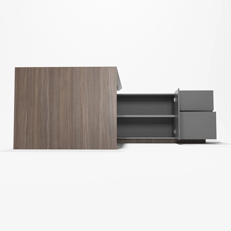 ARMANDO Executive Desk 220cm Right Return - Hazelnut & Grey(Armando Executive Desk 220cm Right Return Hazelnut Brown 1) 13 ARMANDO Executive Desk 220cm Right Return - Hazelnut & Grey(Armando Executive Desk 220cm Right Return Hazelnut Brown 1) - Image 11