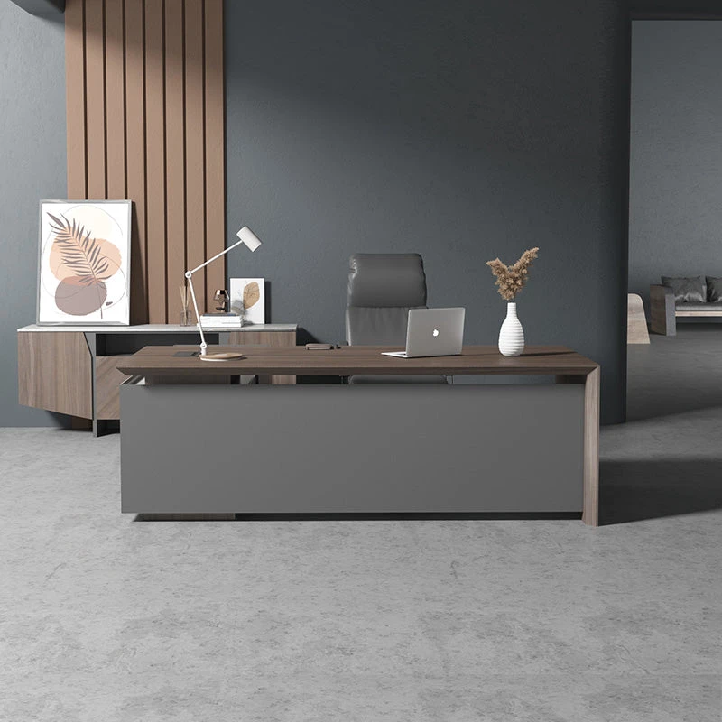 ARMANDO Executive Desk 220cm Right Return - Hazelnut & Grey(Armando Executive Desk 220cm Right Return Hazelnut Brown 1) 10 ARMANDO Executive Desk 220cm Right Return - Hazelnut & Grey(Armando Executive Desk 220cm Right Return Hazelnut Brown 1) - Image 8