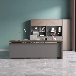 ARMANDO Executive Desk 220cm Right Return - Hazelnut & Grey(Armando Executive Desk 220cm Right Return Hazelnut Brown 1) 16 ARMANDO Executive Desk 220cm Right Return - Hazelnut & Grey(Armando Executive Desk 220cm Right Return Hazelnut Brown 1) -Modern Furniture WF W605 R 8 Right 800