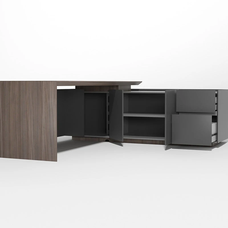 ARMANDO Executive Desk 220cm Right Return - Hazelnut & Grey(Armando Executive Desk 220cm Right Return Hazelnut Brown 1) 12 ARMANDO Executive Desk 220cm Right Return - Hazelnut & Grey(Armando Executive Desk 220cm Right Return Hazelnut Brown 1) - Image 10