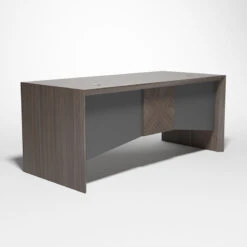 MONTE Executive Desk With Reversible Mobile Return 180cm - Hazelnut & Grey(Armando Executive Desk 180cm Hazelnut Brown) -Modern Furniture WF W608 7 800flipped