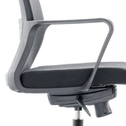 Argo Executive Office Chair With Headrest - Black(Argo Black Grey Executive Office Chair With Headrest) -Modern Furniture WF WS027 arm2 800