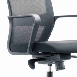 Argo Executive Office Chair With Headrest - Black(Argo Black Grey Executive Office Chair With Headrest) -Modern Furniture WF WS027 arm 800