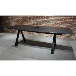 DOLAN Boardroom Meeting Table 2.4M - Black Concrete(Dolan Conference Table 2 4m Copy) -Modern Furniture WF X8824 12 1000