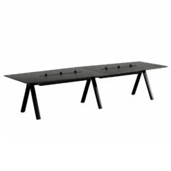 DOLAN Boardroom Meeting Table 3.6M - Black Concrete(Dolan Conference Table 3 6m)