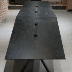 DOLAN Boardroom Meeting Table 3.6M - Black Concrete(Dolan Conference Table 3 6m) -Modern Furniture WF X8836 7 1000