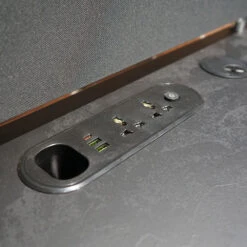 DOLAN Reversible Single Seater Workstation 1.4 - 1.6m - Black Concrete(Dolan Conference Table 2 4m Copy 1) -Modern Furniture WF XW002 15 1000