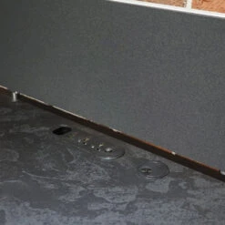 DOLAN Reversible Single Seater Workstation 1.4 - 1.6m - Black Concrete(Dolan Conference Table 2 4m Copy 1) -Modern Furniture WF XW002 16 1000