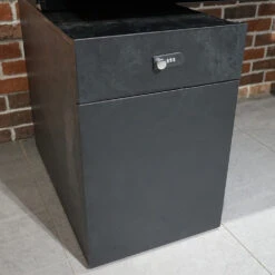 DOLAN Reversible Single Seater Workstation 1.4 - 1.6m - Black Concrete(Dolan Conference Table 2 4m Copy 1) -Modern Furniture WF XW002 22 1000