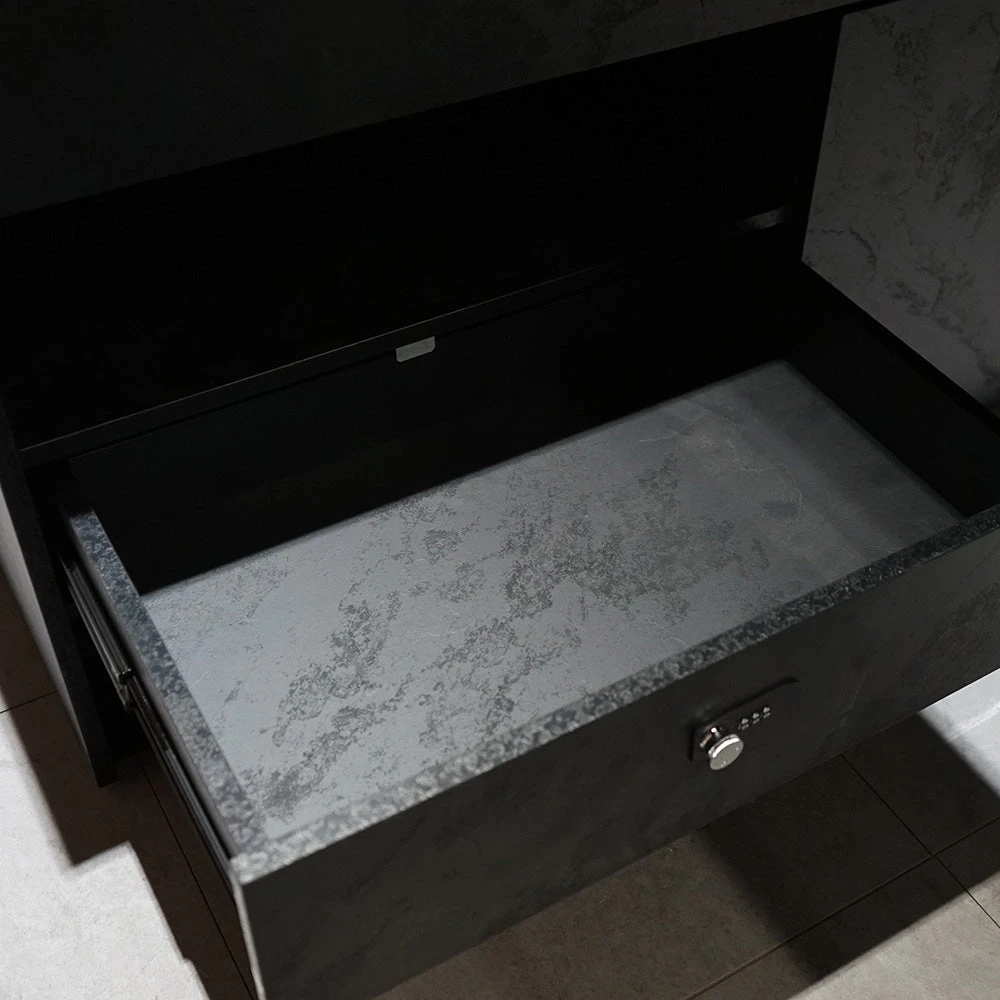 DOLAN Executive Desk Workstation 1.4m - 1.6m - Left Return - Black Concrete(Dolan Single Workstation Left Return) 5 DOLAN Executive Desk Workstation 1.4m - 1.6m - Left Return - Black Concrete(Dolan Single Workstation Left Return) - Image 3