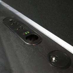 DOLAN Executive Desk Workstation 1.4 - 1.6m - Right Return - Black Concrete(Dolan Single Workstation) -Modern Furniture WF XW003 L 17 1000 R