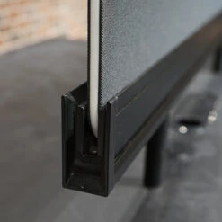 DOLAN 2 Seater Workstation 1.2m - 1.4m - Black Concrete(Dolan 2 Seat Workstation 1) -Modern Furniture WF XW008 13 1000