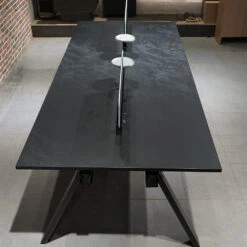 DOLAN 4 Seater Workstation 2.8m - Black Concrete(Dolan 4 Seat Workstation 1 2m) -Modern Furniture WF XW010 10 1000