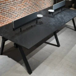 DOLAN 4 Seater Workstation 2.8m - Black Concrete(Dolan 4 Seat Workstation 1 2m) -Modern Furniture WF XW010 9 1000