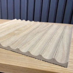 WOODFLEX Flexible Wooden Slat Wall Panel - Oak Veneer - 2700mm X 600mm - Wave(Woodflex Flexible Wooden Slat Wall Panel Oak Veneer 2700mm X 595mm Flute) -Modern Furniture WROWAV01lifestyle 800