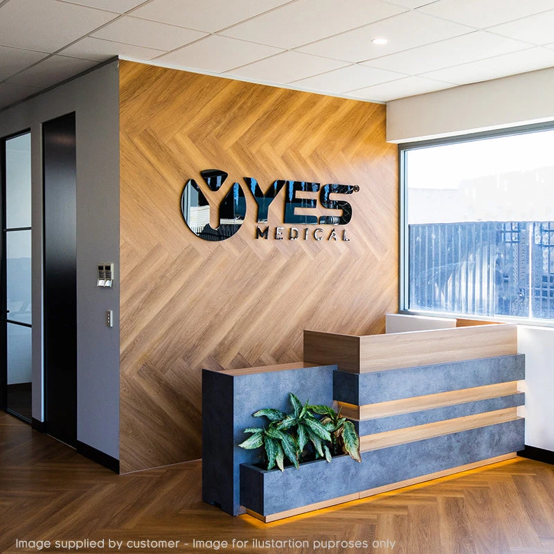 KERANReception Desk 1.8M Left Panel - Acacia & Carbon Grey Colour(Copy Of Keran Reception Desk 1 8m Right Panel Acacia Carbon Grey Colour) 10 KERANReception Desk 1.8M Left Panel - Acacia & Carbon Grey Colour(Copy Of Keran Reception Desk 1 8m Right Panel Acacia Carbon Grey Colour) - Image 8