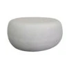 ROCCOIndoor & Outdoor Pebble Coffee Table 65cm - White Concrete(Rocco Coffee Table 65cm White Concrete) 2 ROCCOIndoor & Outdoor Pebble Coffee Table 65cm - White Concrete(Rocco Coffee Table 65cm White Concrete) -Modern Furniture YO FCT27 1