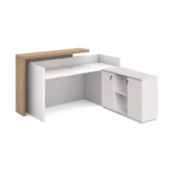 ZIVA Return Only 120cm - White(Ziva Return Only 120cm White) -Modern Furniture ZIVA MF 22RKH001 BackViewLEFTwithReturn 800