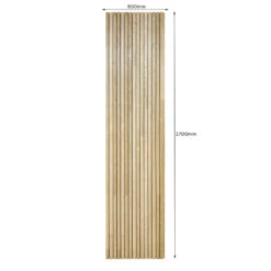 WOODFLEX Z-Style Acoustic Wood Slat Panel - 3 Sided Full Wrap Oak Veneer - 2700mm X 600mm(Woodflex Z Style Acoustic Wood Slat Panel 3 Sided Full Wrap Oak Veneer 2700mm X 600mm) -Modern Furniture ZShapeDimensions 1000