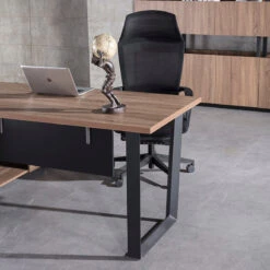 ADRIANO Executive Office Desk With Right Return 160-180cm - Light Brown(Adriano Executive Desk With Right Return 1 8m Light Brown) -Modern Furniture ew003 1 copy