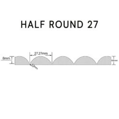 WOODFLEX FLEXIBLE PRIMED SAMPLES - SET OF 4(Woodflex Flexible Primed Sample Set Of 4) -Modern Furniture half round27.27 Diagram 1000