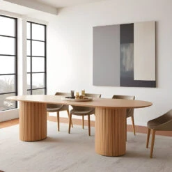 KELYN Dining Table 220cm - Natural(Kelyn Dining Table Natural) -Modern Furniture maker download 10