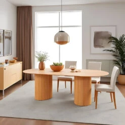 KELYN Dining Table 220cm - Natural(Kelyn Dining Table Natural) -Modern Furniture maker download 12