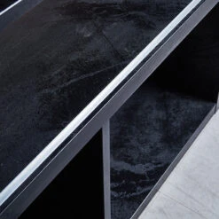 DAXTON Display Unit 2.4M - Warm Oak & Black(Daxton Display Unit 2 4m Mahogany Black) -Modern Furniture ns281008copy