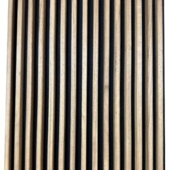 WOODFLEX Flexible Outdoor Hard Wood Batten Pool Fence Cladding - Oak & Black - 2400mm X 600mm(Woodflex Flexible Outdoor Hard Wood Wall Ceiling Cladding Oak Black 2400mm X 600mm) -Modern Furniture outdoorbattonfront 2000