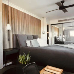 WOODFLEX Flexible Acoustic Wood Slat Panel - 3 Sided Full Wrap Oak Veneer On Black - 2700mm X 600mm(Copy Of Woodflex Flexible Acoustic Wood Slat Wall Panel Oak Veneer 2700mm X 600mm) -Modern Furniture poetscornergetawayx2 800 f5cde36d b407 49fb 87be ef097db388bf