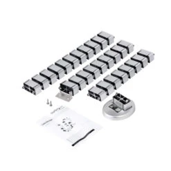 Umbilical Cable Management Spine - 80cm Or 120cm - Black(Cable Cords Management Black) 12 Umbilical Cable Management Spine - 80cm Or 120cm - Black(Cable Cords Management Black) -Modern Furniture startech cmvbmod 800