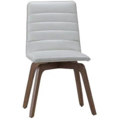 Volente Dining Chair - Walnut + Cream(Volente Dining Chairs)
